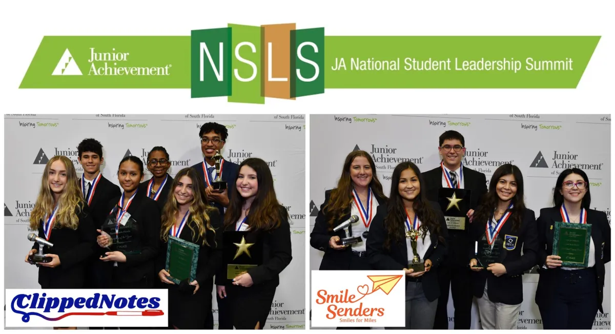 Two Local JA Fellows Start-Up Teams Head to National Awards