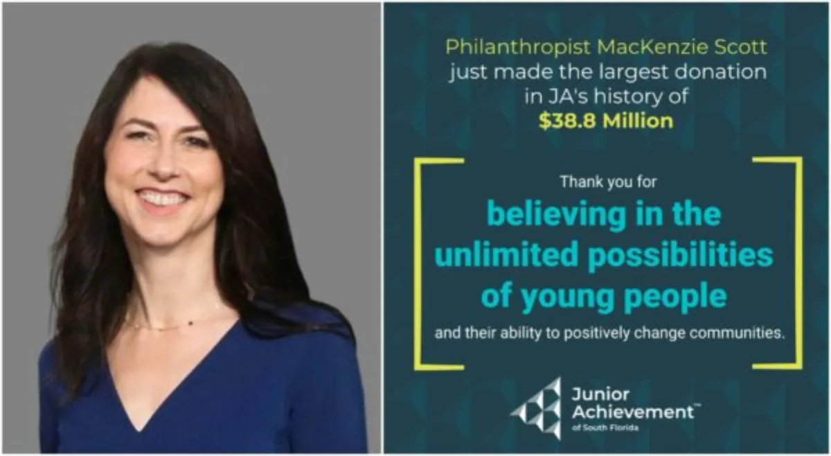 MacKenzie Scott Gives $38.8 Million to Junior Achievement USA